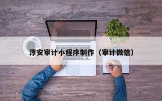 乌鲁木齐淳安审计小程序制作（审计微信）